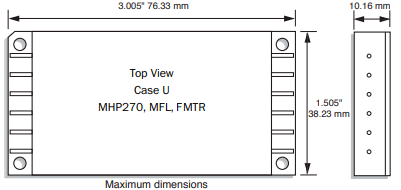 Interpoint FMTR系列DC/DC轉換器FMTR283R3S Interpoint FMTR系列DC/DC轉換器FMTR283R3S