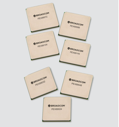 Broadcom PEX89000系列PCIe Gen 5.0 (32 GT/s)交換機 Broadcom PEX89000系列PCIe Gen 5.0 (32 GT/s)交換機